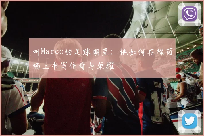 叫Marco的足球明星：他如何在绿茵场上书写传奇与荣耀